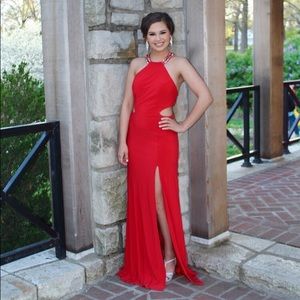 Red prom dress